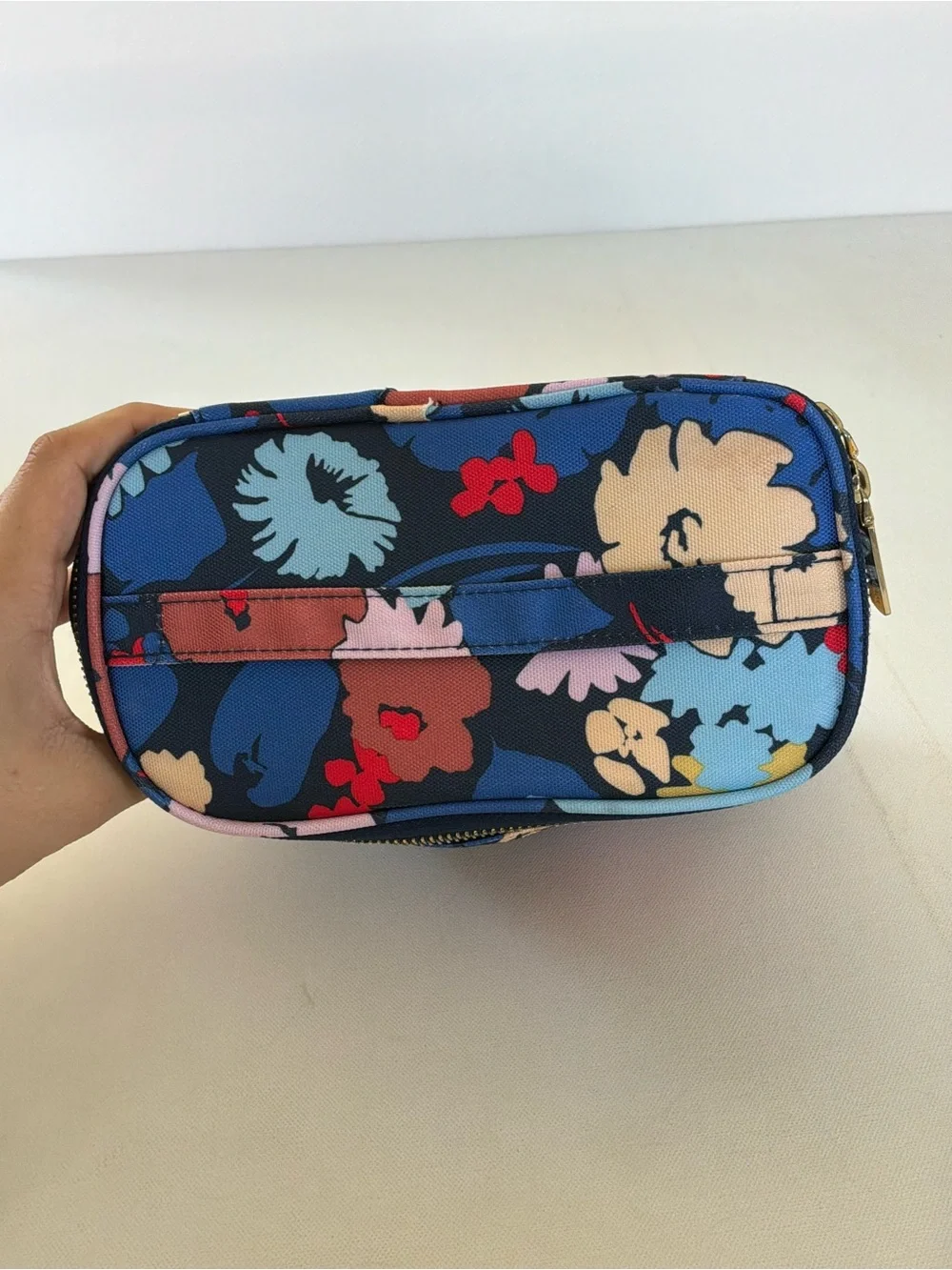 Kate Spade New York Floral Travel Cosmetic Train Case Makeup Organizer